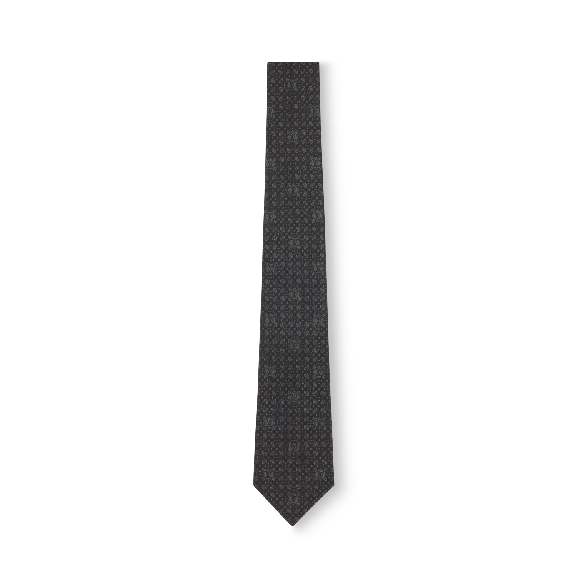 Monogram Flower Tie