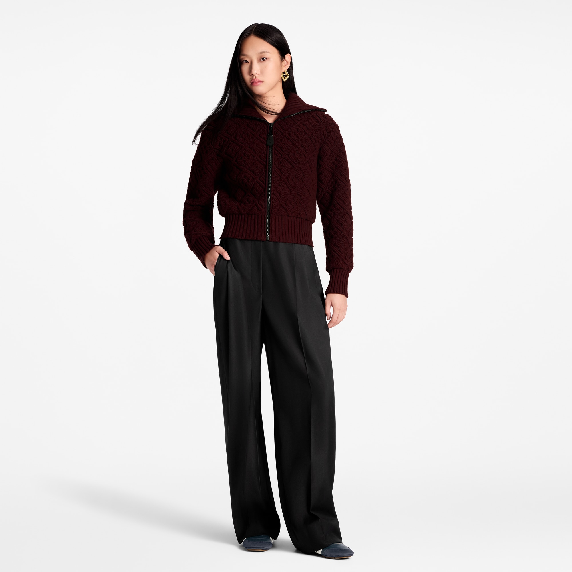  Ready-to-Wear Coats and Jackets Monogram Flower Toweling Zip-Up Jacket | Louis Vuitton ® (Product zoom)