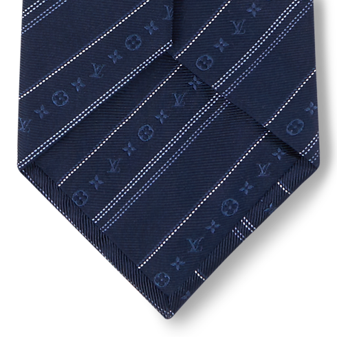 Monogram Flowstripes Tie Other View