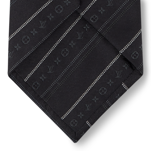 Monogram Flowstripes Tie Other View