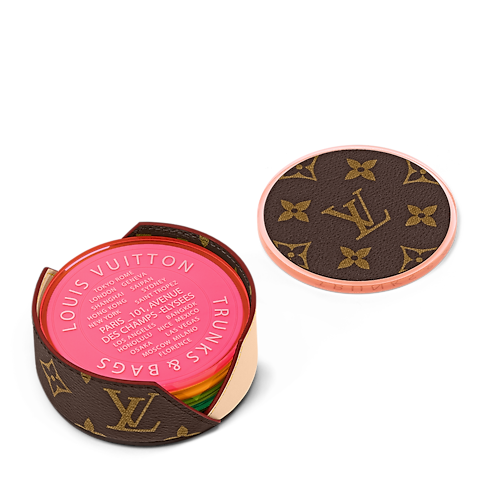 Monogram Sports and Lifestyle Lifestyle and Vivienne Dolls Monogram Fluo Coasters | Louis Vuitton ® (Product zoom)