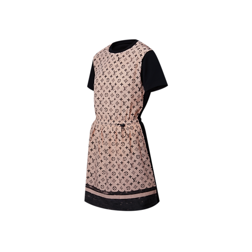 Ready-to-Wear Dresses Monogram Front Drawstring Dress | Louis Vuitton ® (Product zoom)