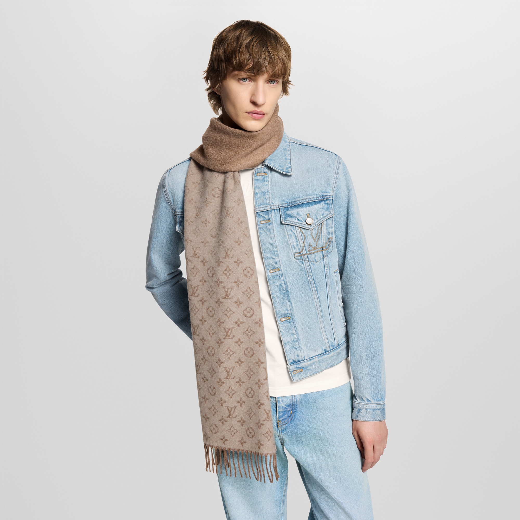 S00 Accessories Scarves Monogram Gradient Scarf | Louis Vuitton ® (Product zoom)