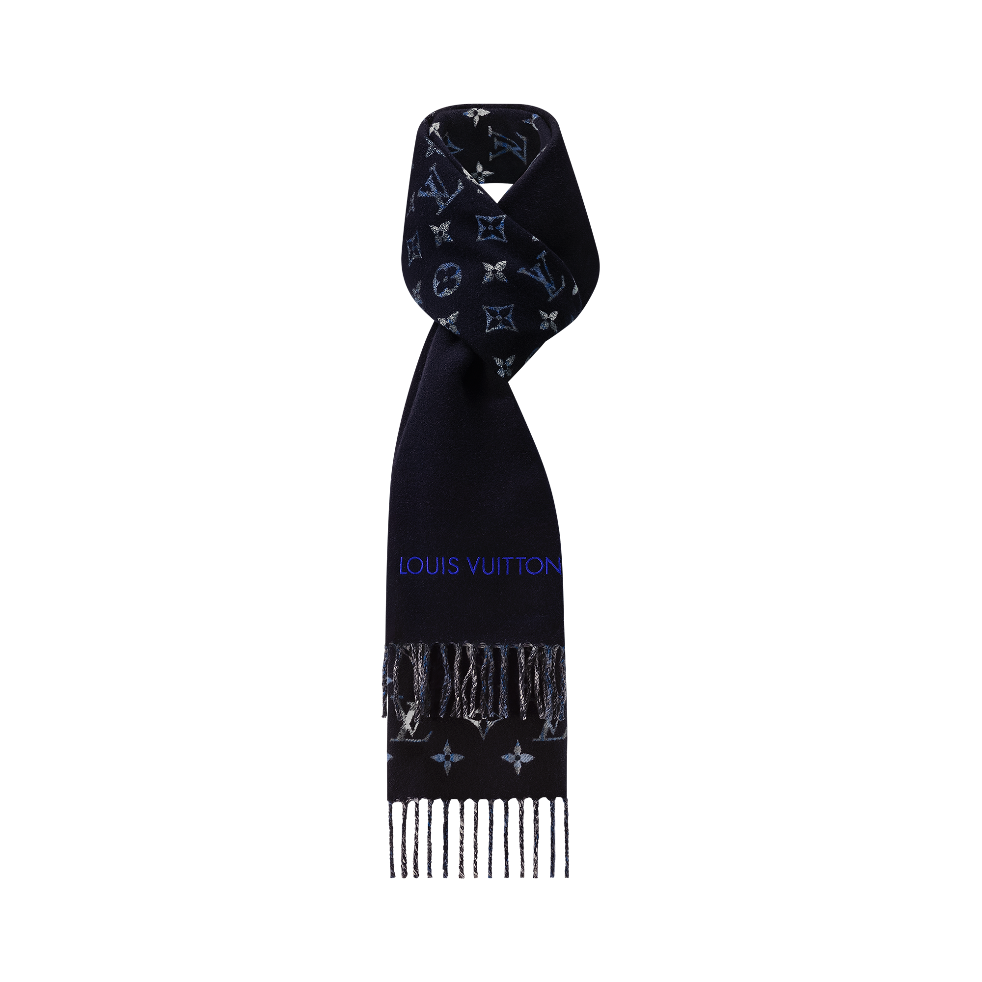Monogram Gradient Tartan City Scarf