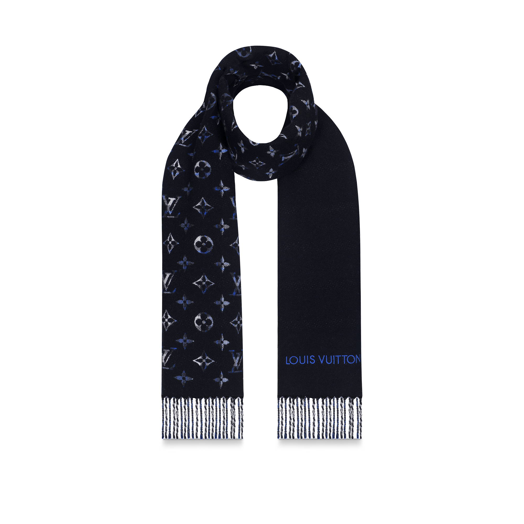 Monogram Gradient Tartan City Scarf