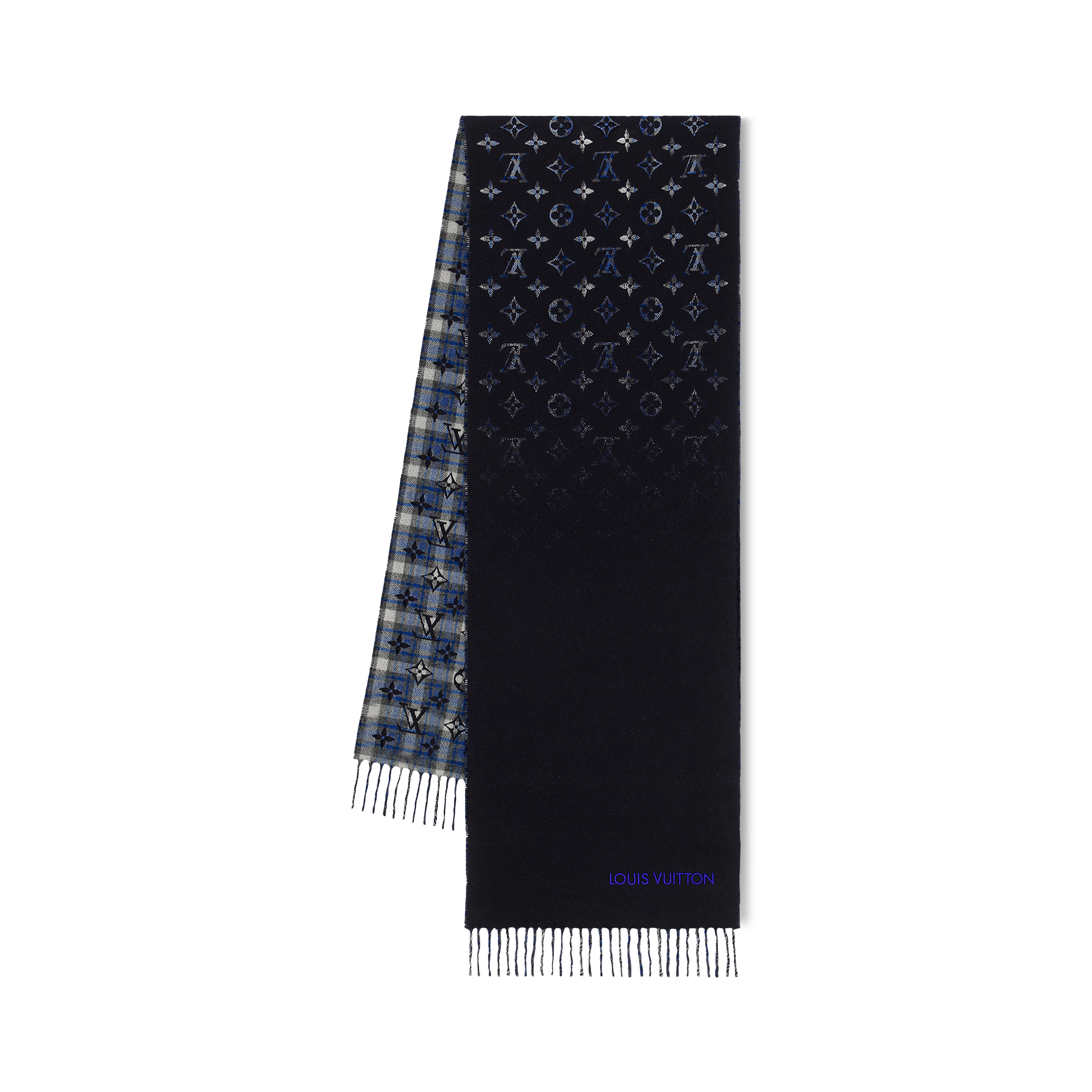 Monogram Gradient Tartan City Scarf