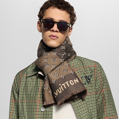 S00 Accessories Scarves Monogram Heritage Scarf | Louis Vuitton ® (Product zoom)