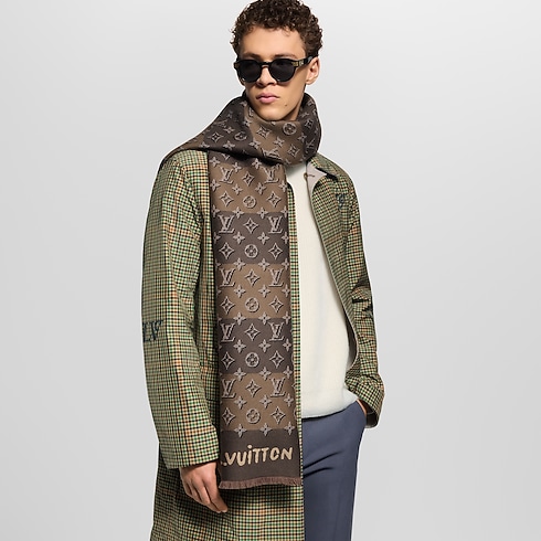 S00 Accessories Scarves Monogram Heritage Scarf | Louis Vuitton ® (Product zoom)