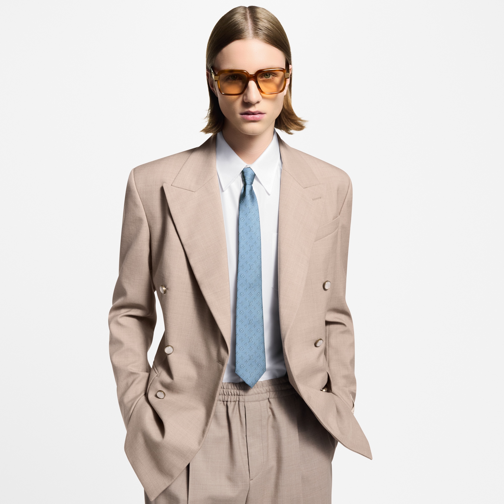 S00 Accessories Ties and Pocket Squares Monogram Heritage Tie | Louis Vuitton ® (Product zoom)