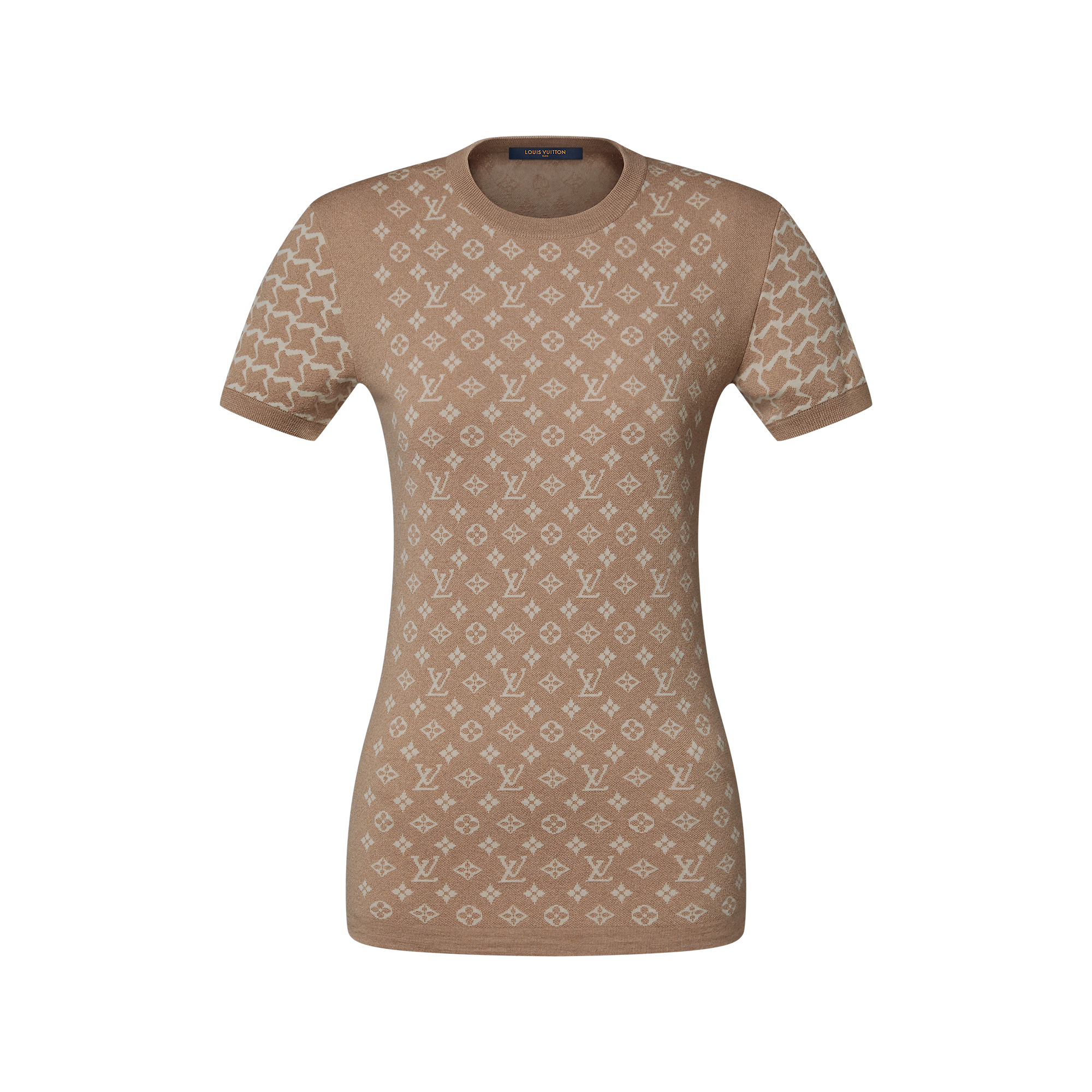 Monogram Honeycomb Knit Top