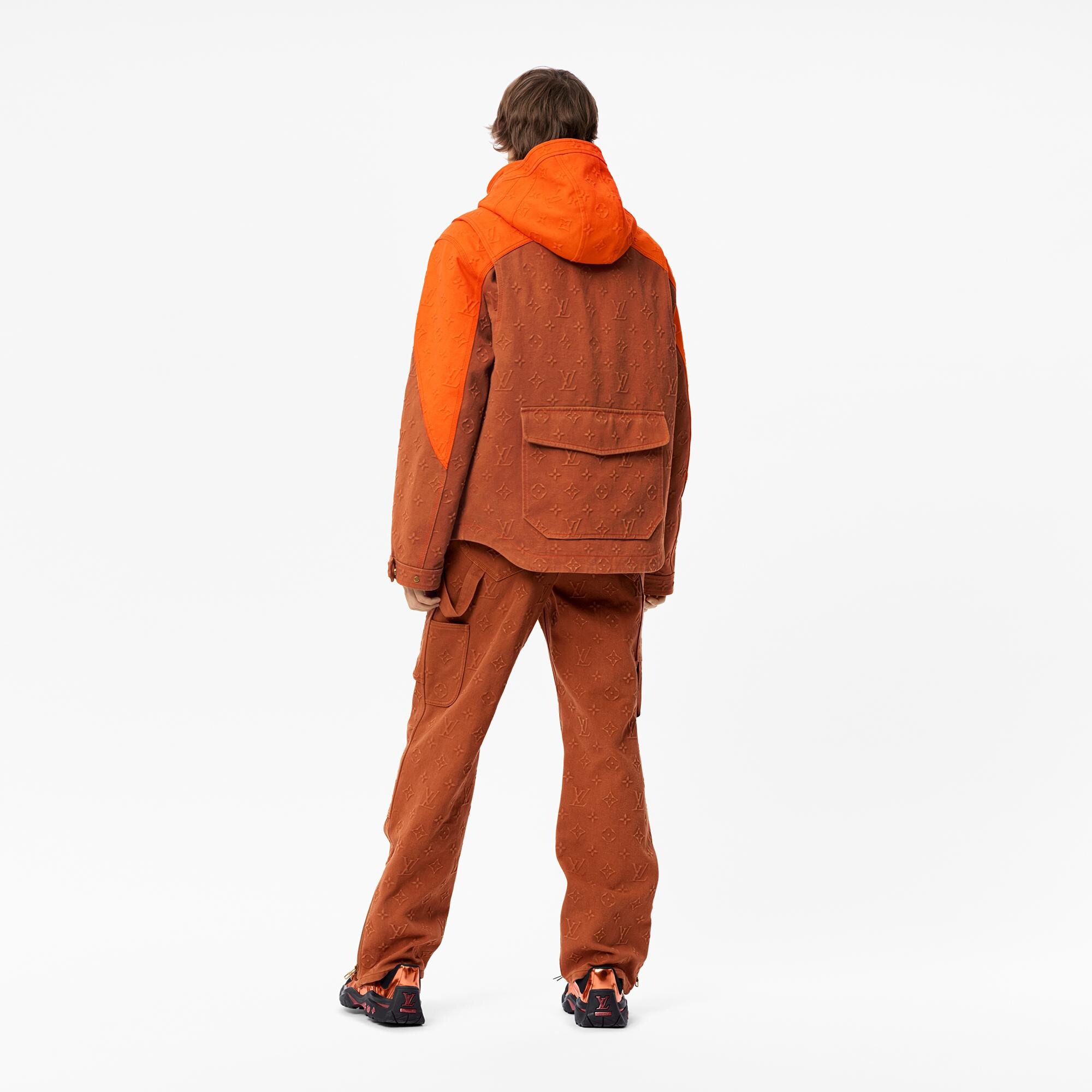 louis vuitton orange jacket