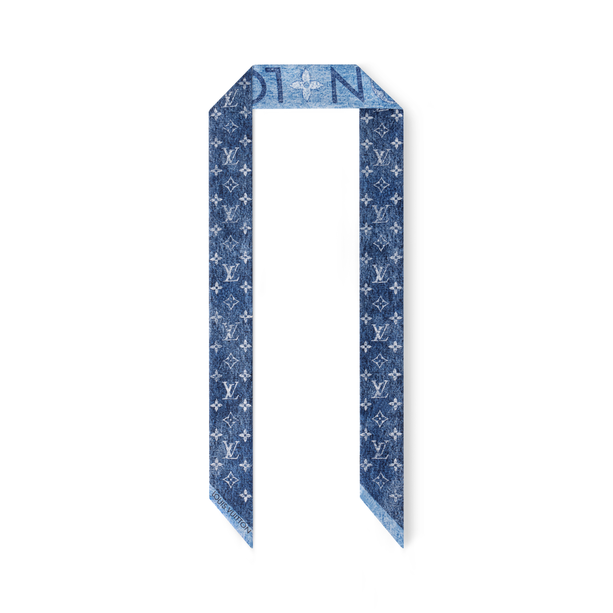 S00 Accessories Silk Squares and Bandeaus  Monogram Infinity Denim  BB Bandeau | Louis Vuitton ® (Product zoom)