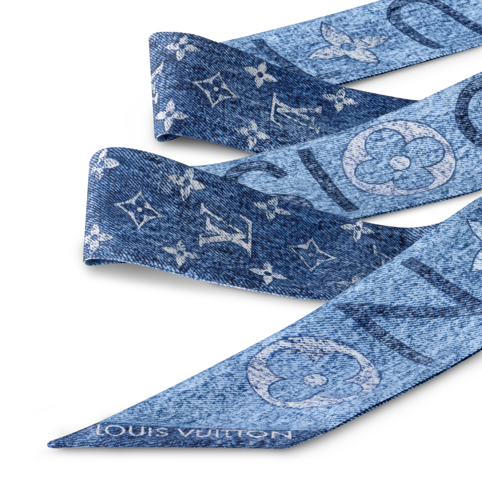 S00 Accessories Silk Squares and Bandeaus  Monogram Infinity Denim  BB Bandeau | Louis Vuitton ® (Product zoom)