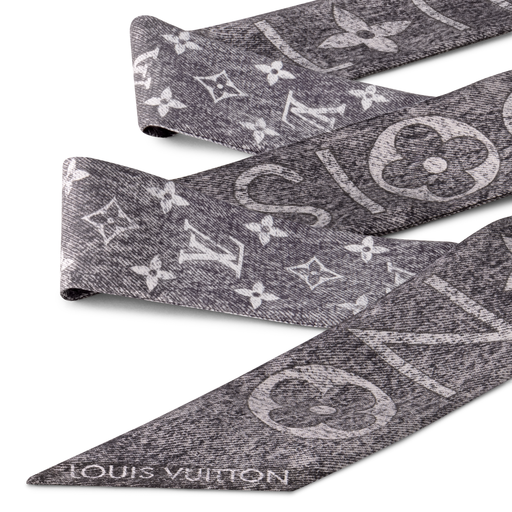S00 Accessories Silk Squares and Bandeaus  Monogram Infinity Denim  BB Bandeau | Louis Vuitton ® (Product zoom)