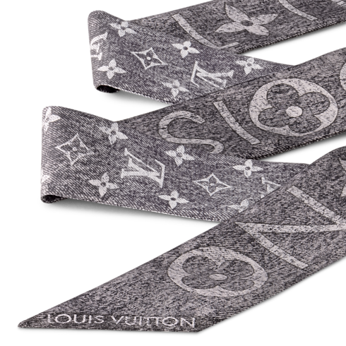 S00 Accessories Silk Squares and Bandeaus Monogram Infinity Denim BB Bandeau | Louis Vuitton ® (Product zoom)