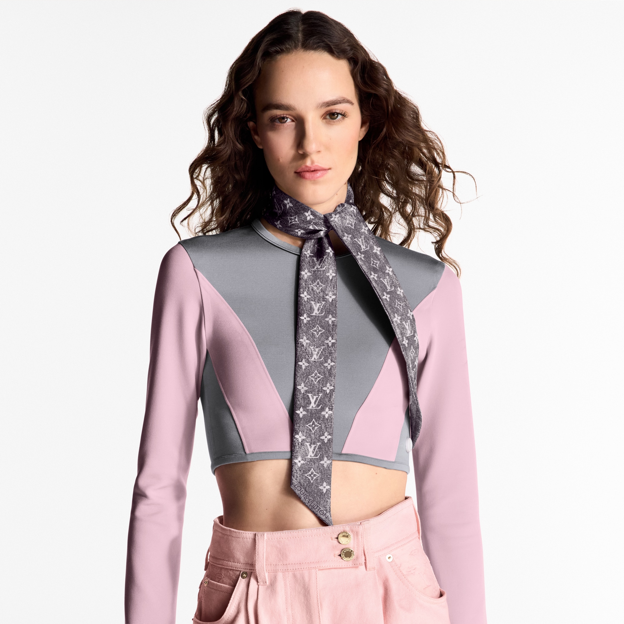 S00 Accessories Silk Squares and Bandeaus  Monogram Infinity Denim  BB Bandeau | Louis Vuitton ® (Product zoom)