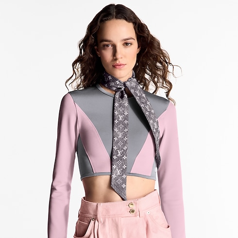 S00 Accessories Silk Squares and Bandeaus Monogram Infinity Denim BB Bandeau | Louis Vuitton ® (Product zoom)