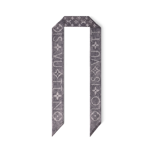 S00 Accessories Silk Squares and Bandeaus Monogram Infinity Denim BB Bandeau | Louis Vuitton ® (Product zoom)