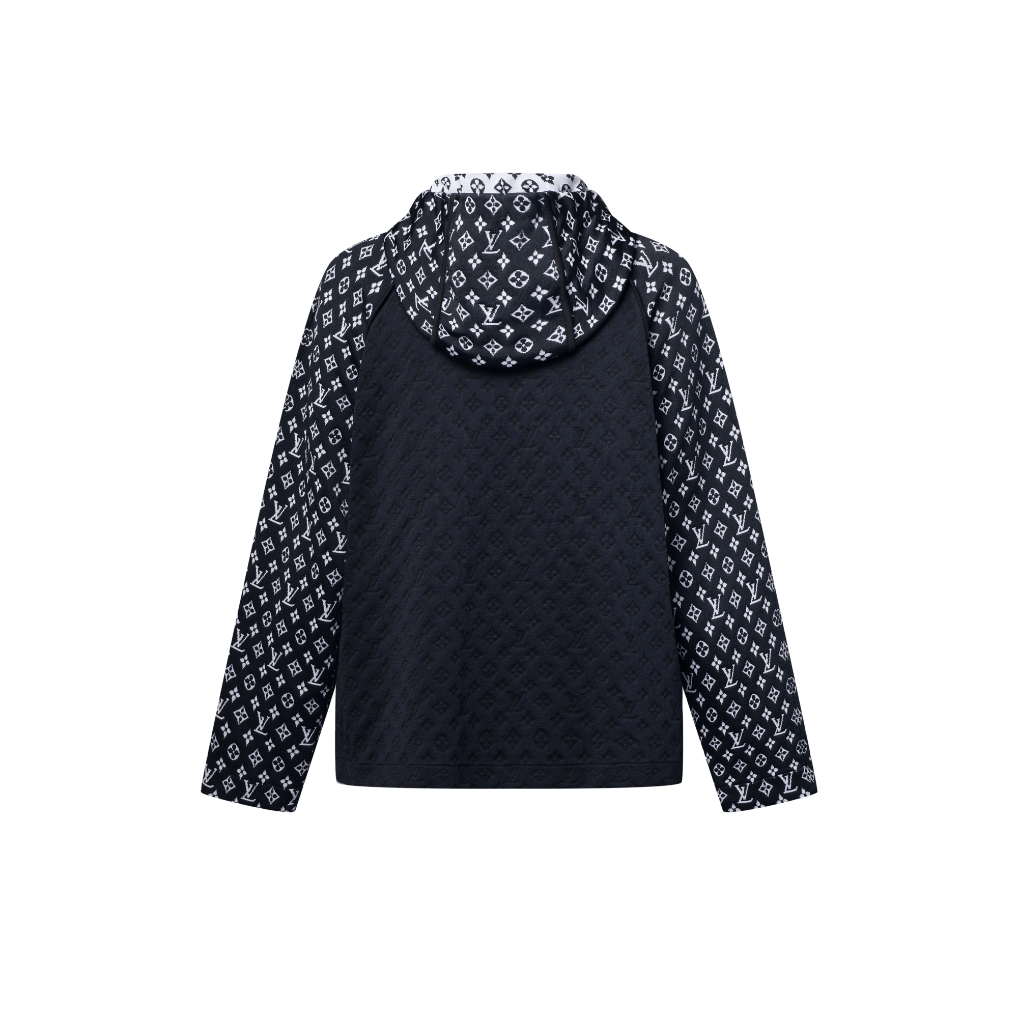 Monogram Jacquard Knit Hoodie