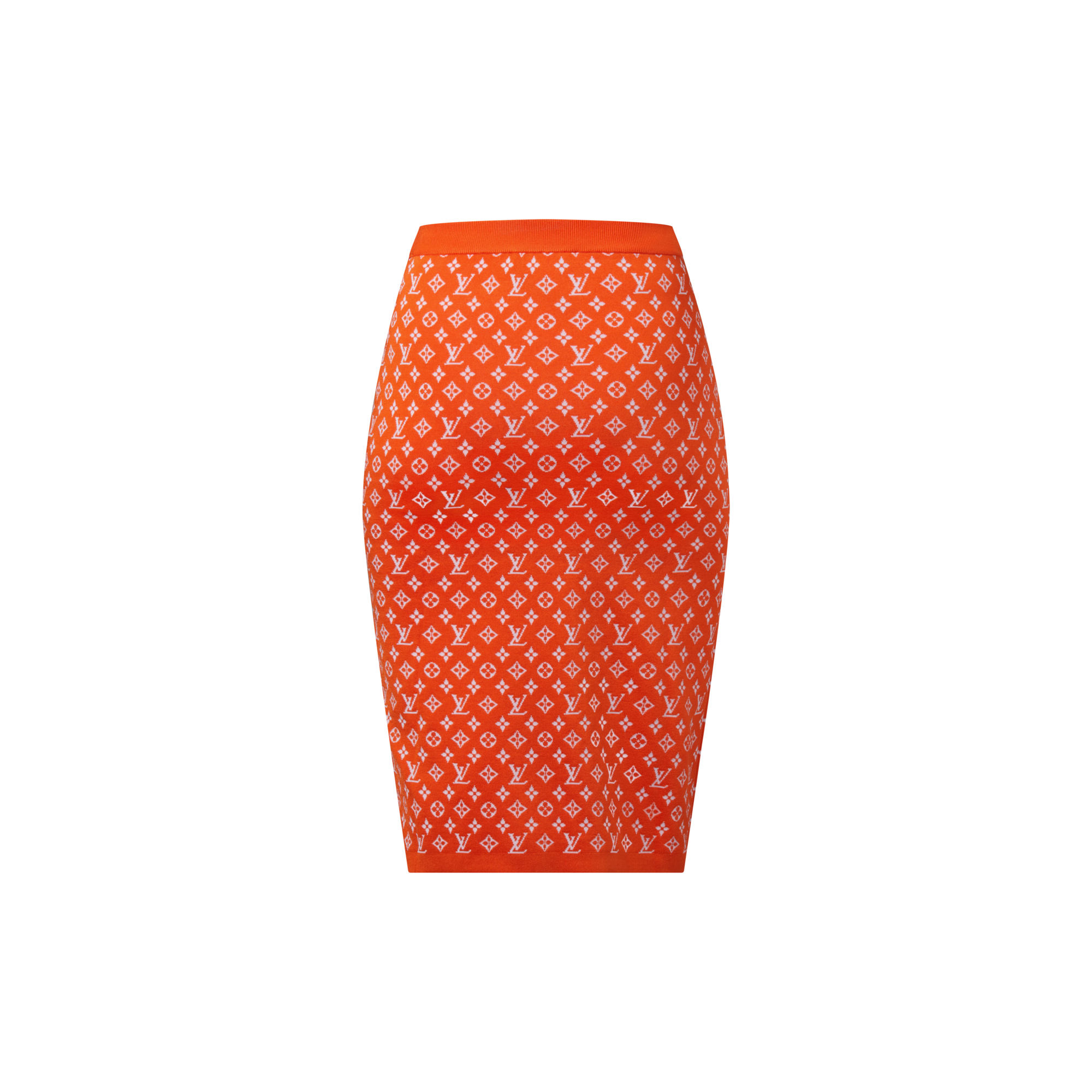  Ready-to-Wear Knitwear Monogram Jacquard Knit Skirt | Louis Vuitton ® (Product zoom)