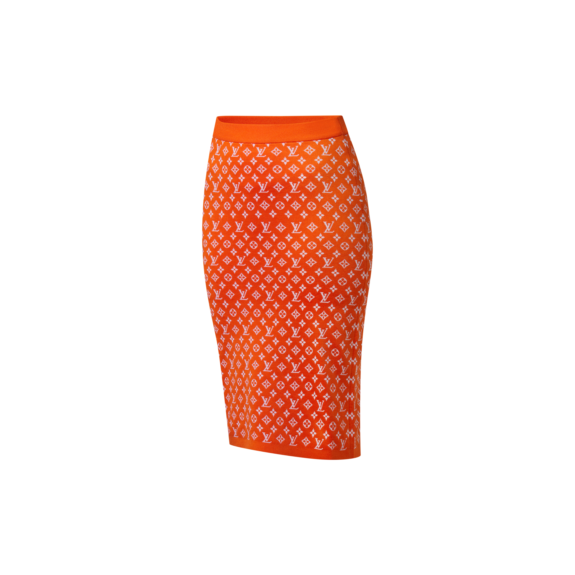  Ready-to-Wear Knitwear Monogram Jacquard Knit Skirt | Louis Vuitton ® (Product zoom)