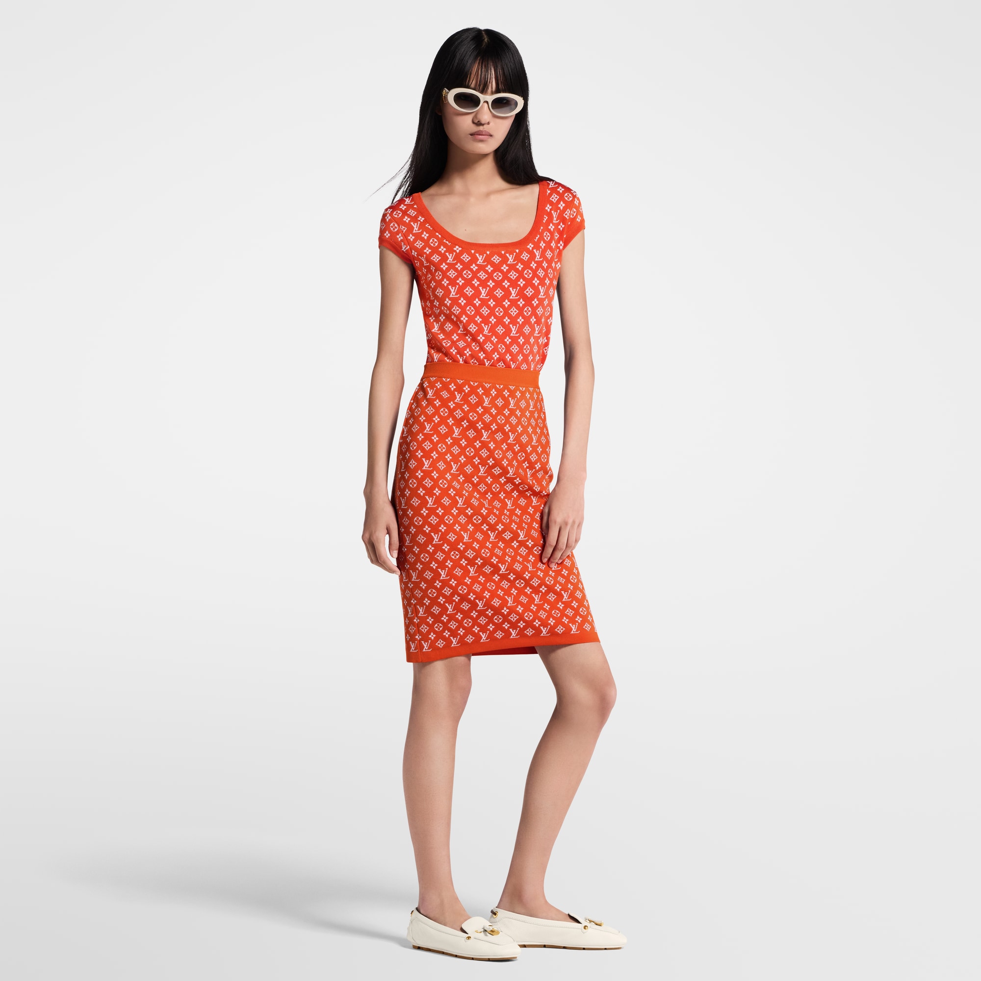  Ready-to-Wear Tops Monogram Jacquard Knit Top | Louis Vuitton ® (Product zoom)