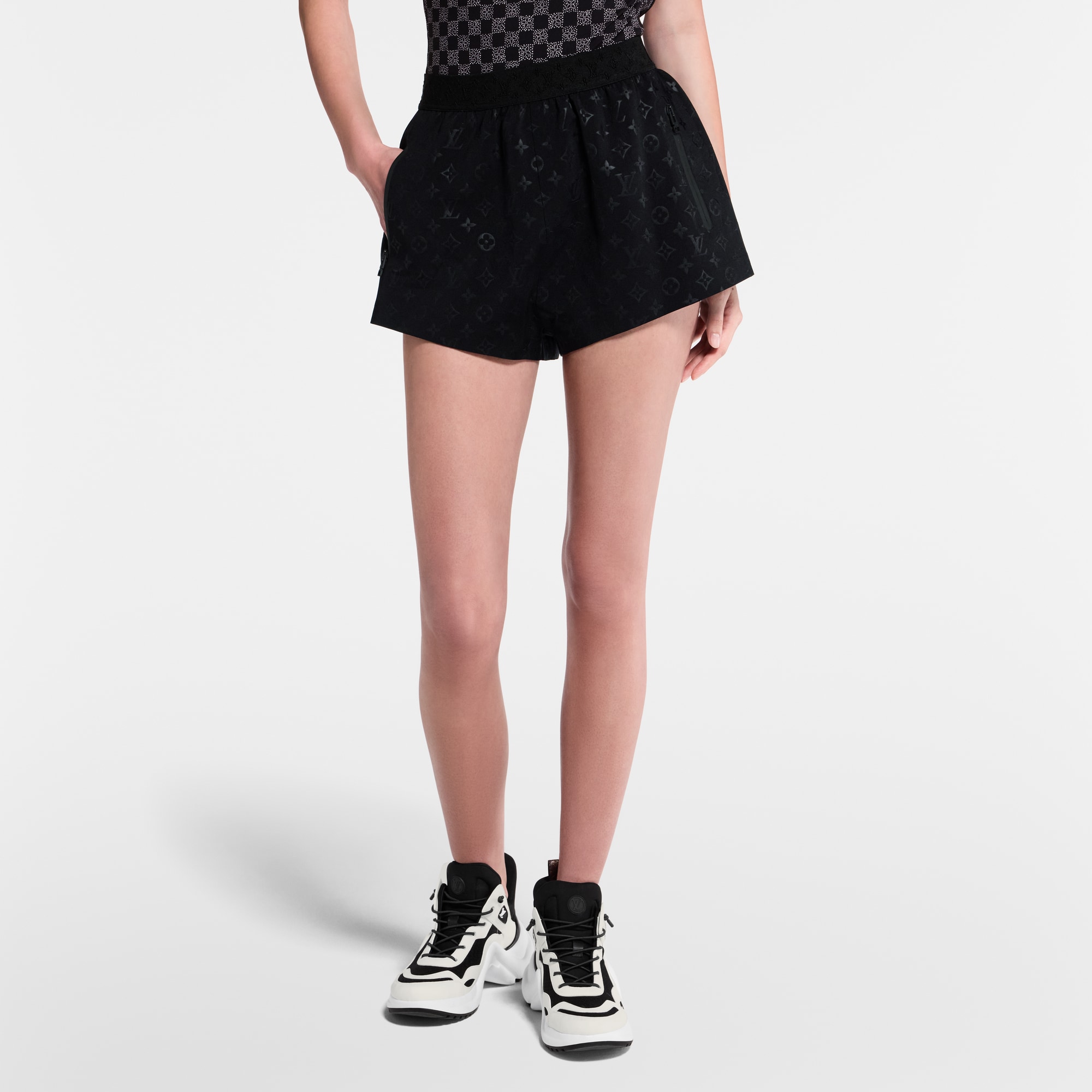  Ready-to-Wear Pants Monogram Jogging Shorts | Louis Vuitton ® (Product zoom)