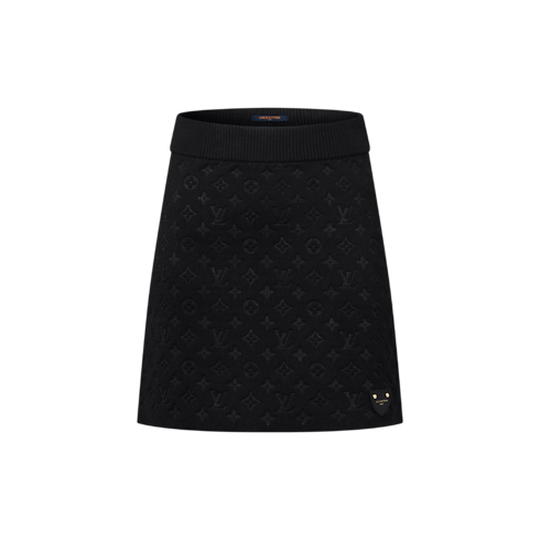 Ready-to-Wear Skirts and Shorts Monogram Knit Skirt | Louis Vuitton ® (Product zoom)