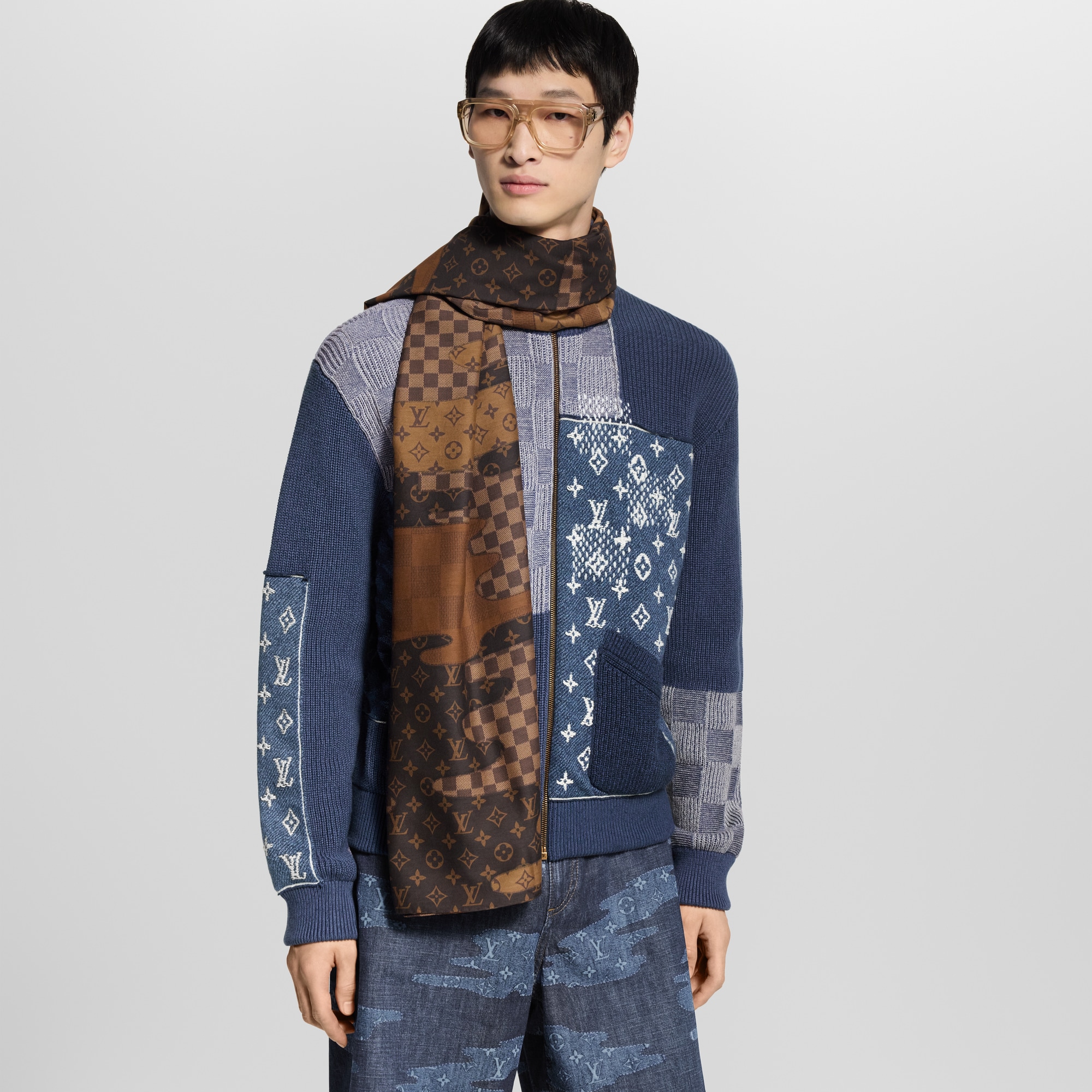 S00 Accessories Scarves Monogram Landscape Stole | Louis Vuitton ® (Product zoom)