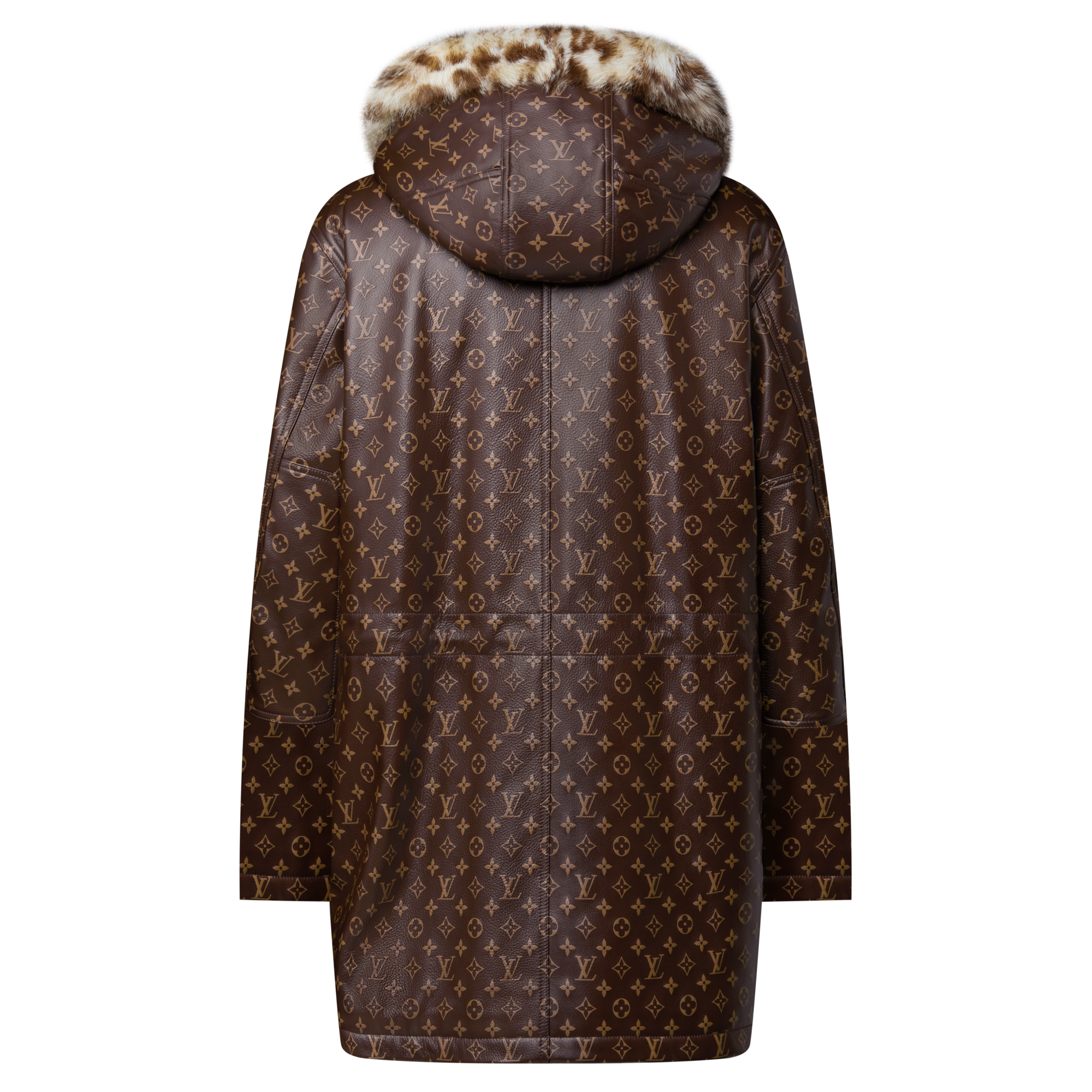  Ready-to-Wear Coats and Outerwear Monogram Leather Parka | Louis Vuitton ® (Product zoom)