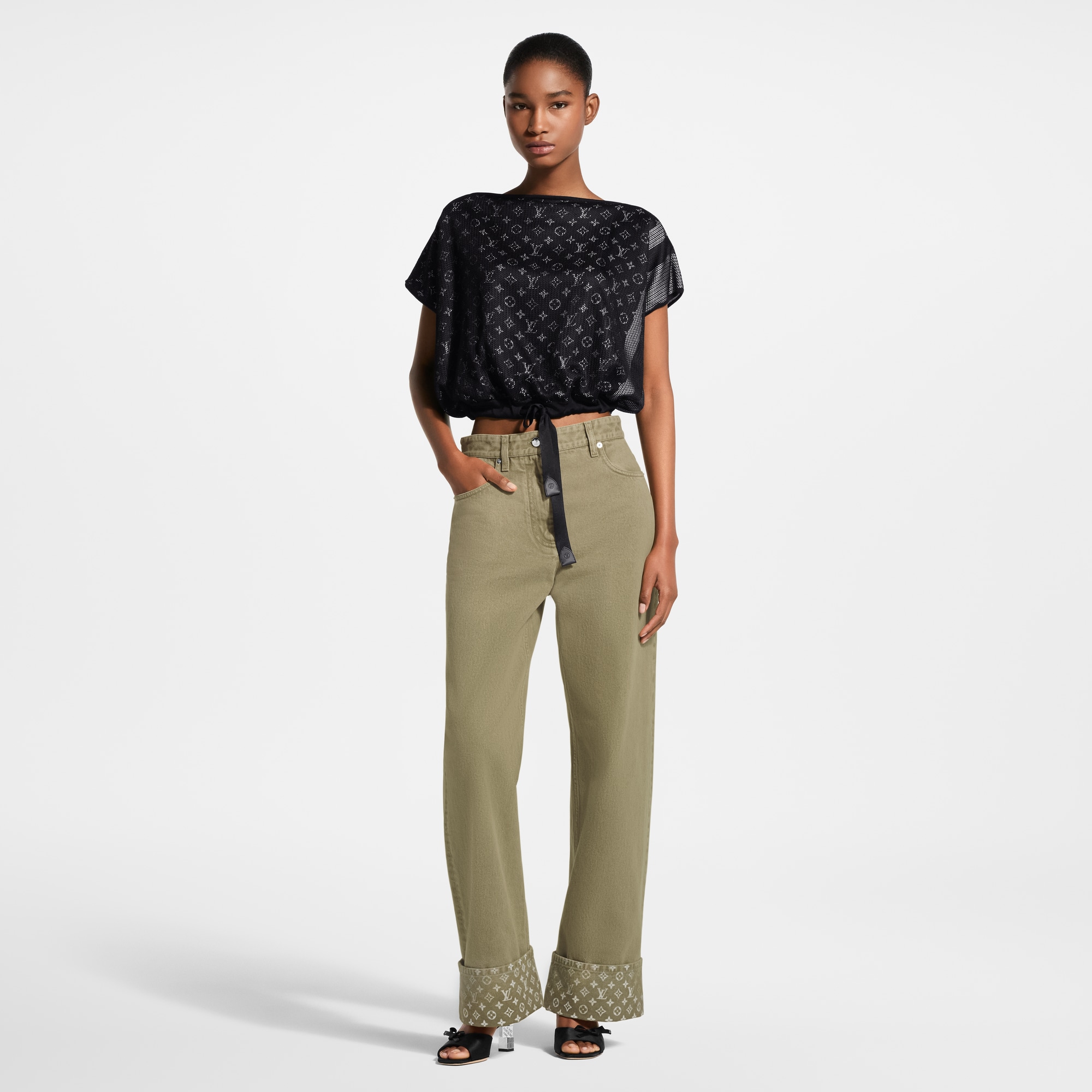 Monogram Lined Mesh Top - Women - Ready-to-Wear | LOUIS VUITTON ®