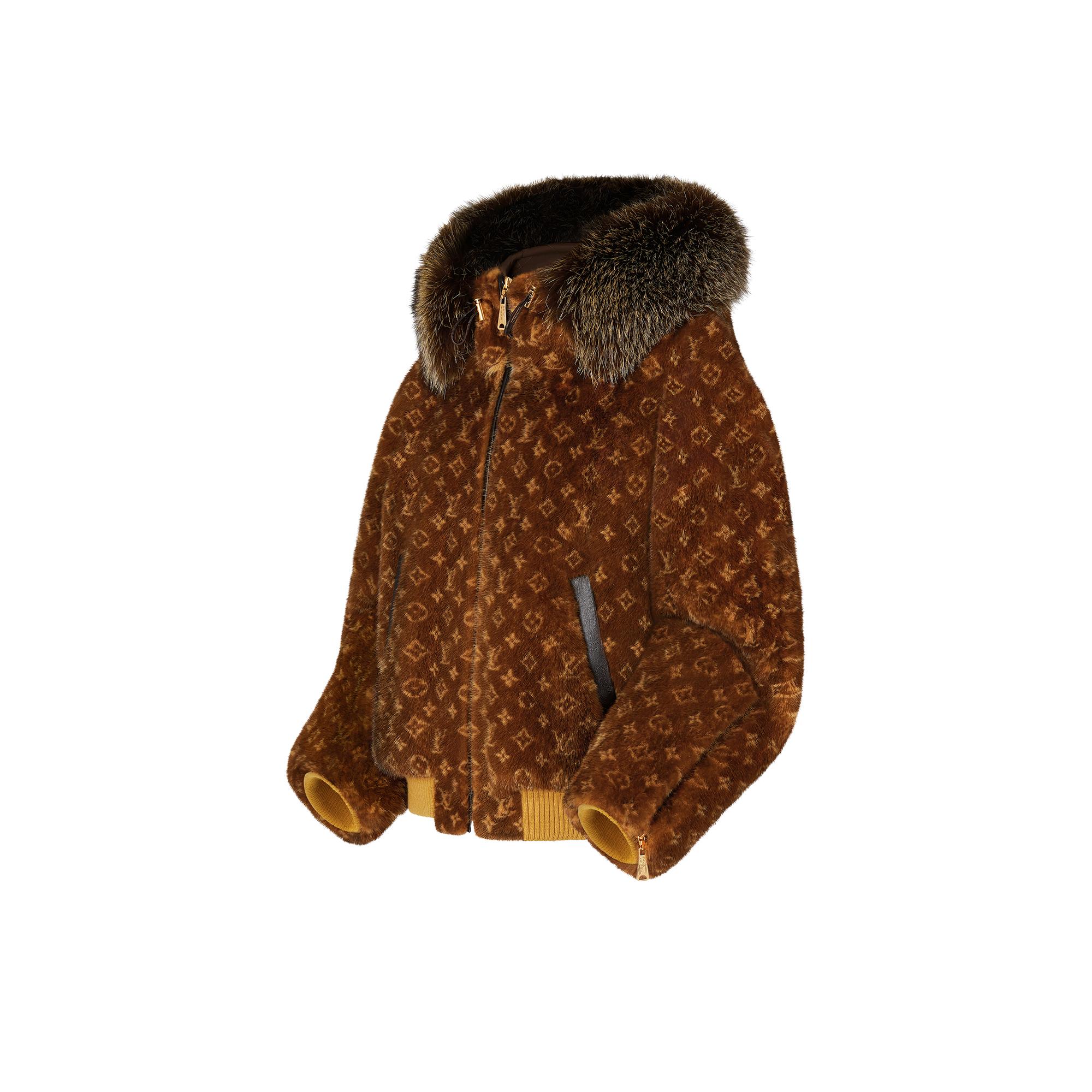 louis vuitton fur jacket