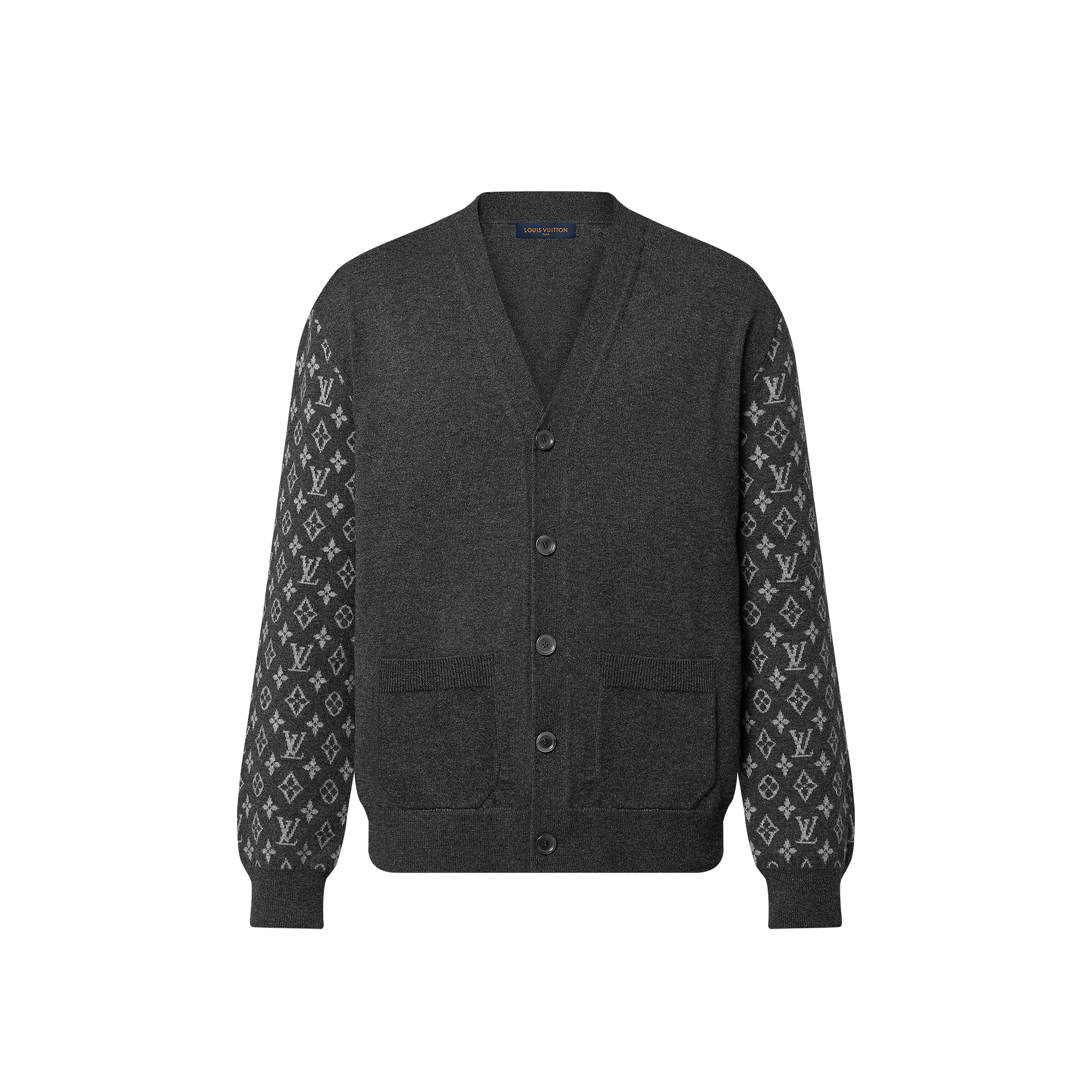 Monogram Mix Cashmere Cardigan