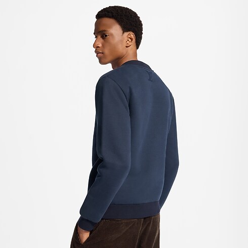 Ready-to-Wear All Ready-to-Wear Monogram Needle-Punched Crewneck | Louis Vuitton ® (Product zoom)