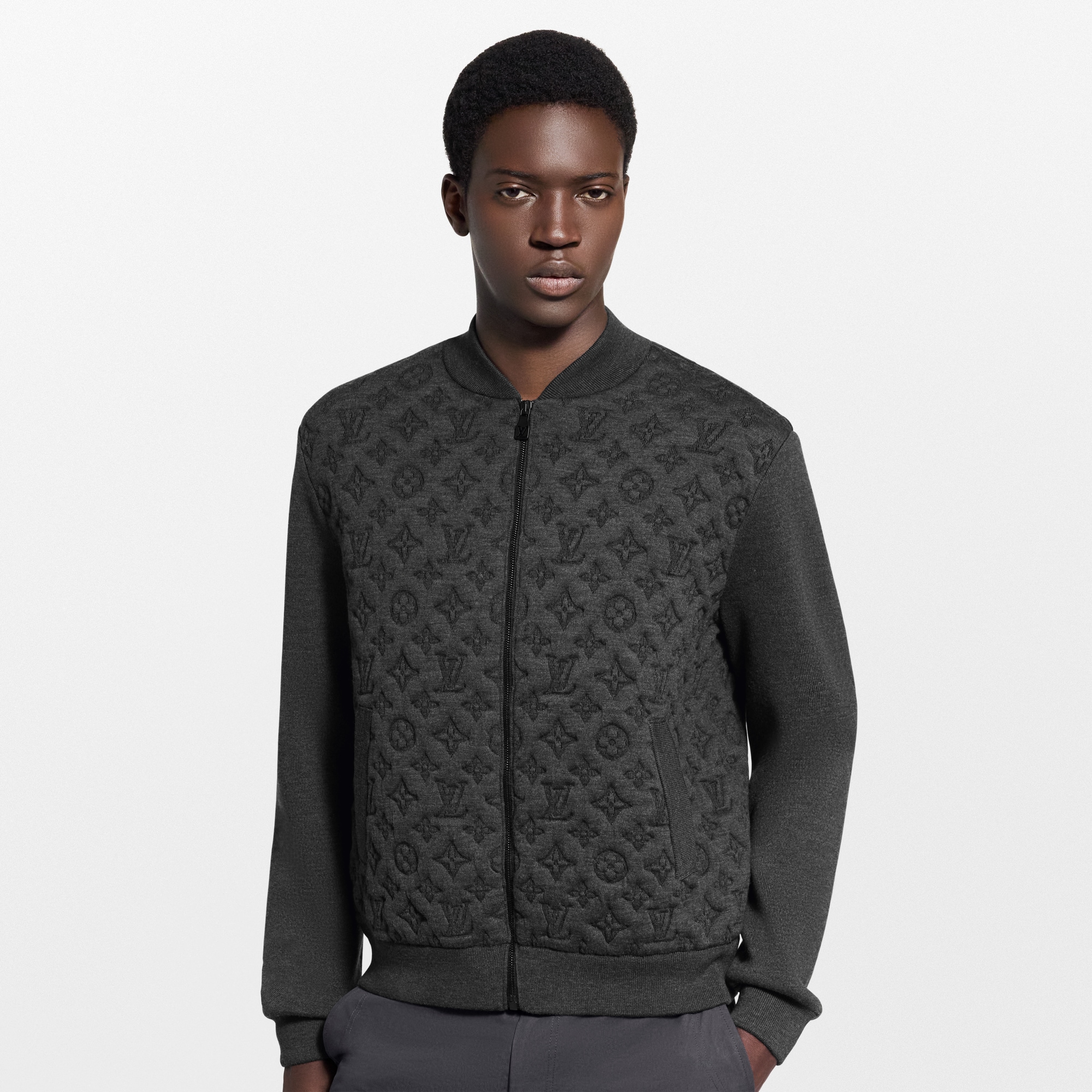 Ready-to-Wear All Ready-to-Wear Monogram Padded Bomber | Louis Vuitton ® (Product zoom)