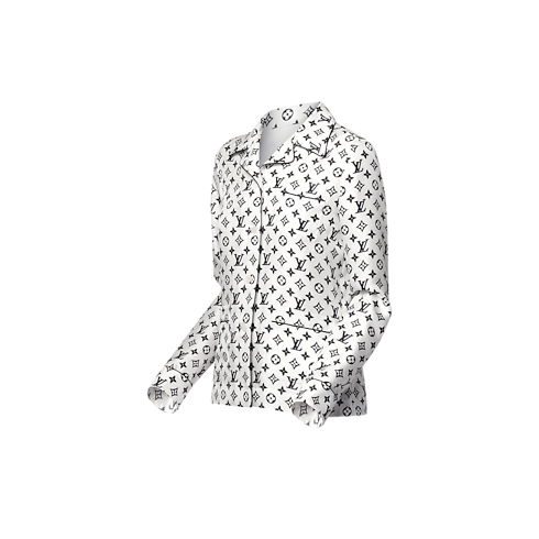 Ready-to-Wear Tops Monogram Pajama Shirt | Louis Vuitton ® (Product zoom)