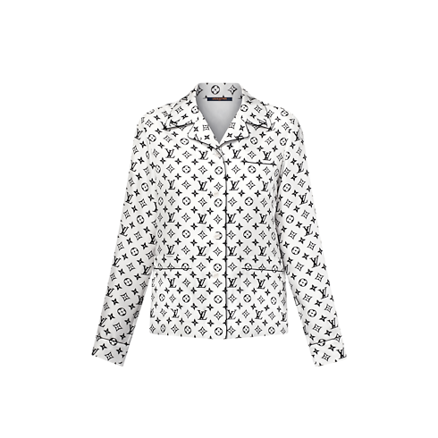 Ready-to-Wear Tops Monogram Pajama Shirt | Louis Vuitton ® (Product zoom)