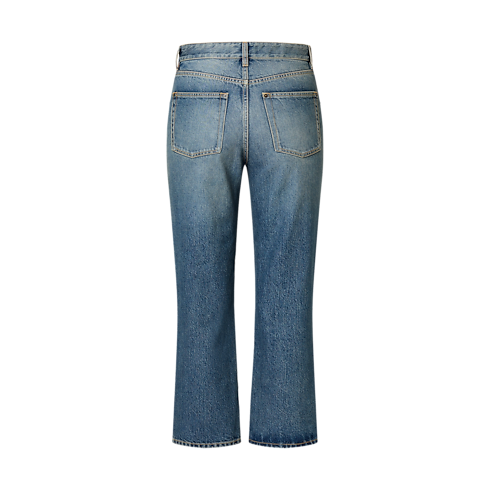 Ready-to-Wear Pants Monogram Patch Jeans | Louis Vuitton ® (Product zoom)