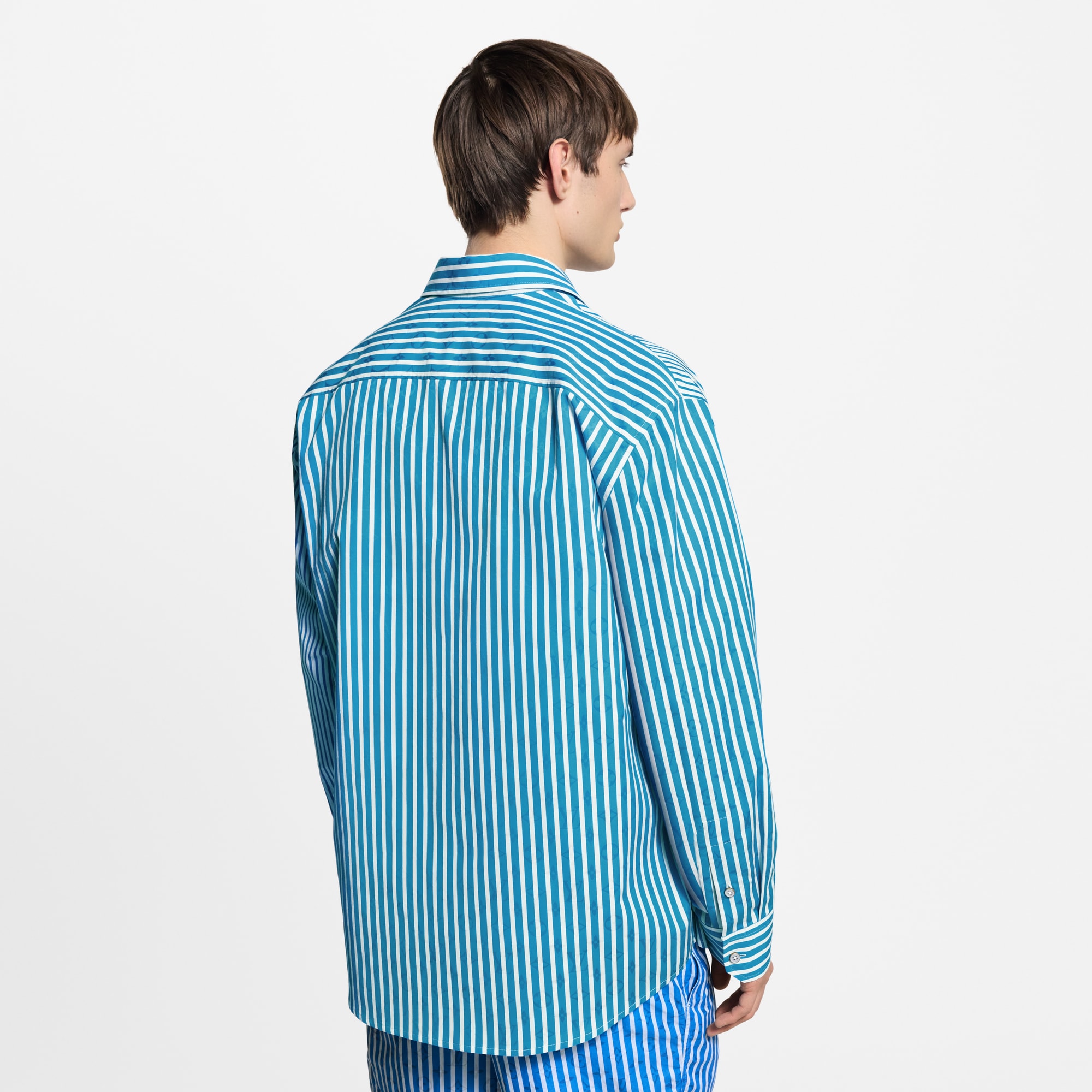  Ready-to-Wear Shirts Monogram Patchwork Striped Shirt | Louis Vuitton ® (Product zoom)