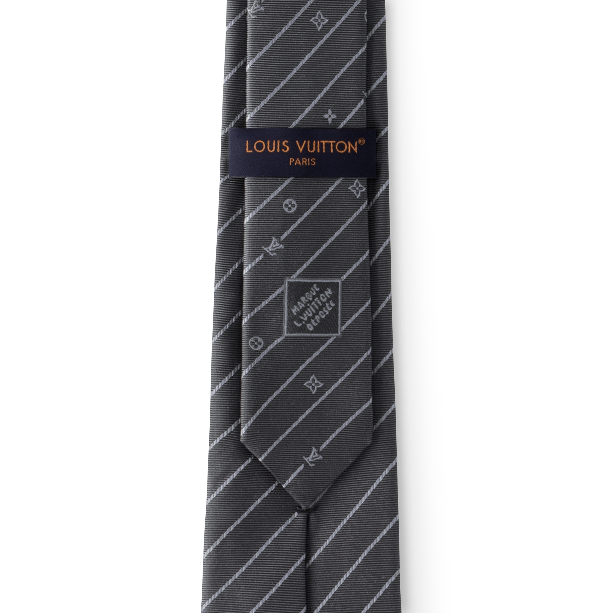 S00 Accessories Ties and Pocket Squares Monogram Pinstripes Tie | Louis Vuitton ® (Product zoom)