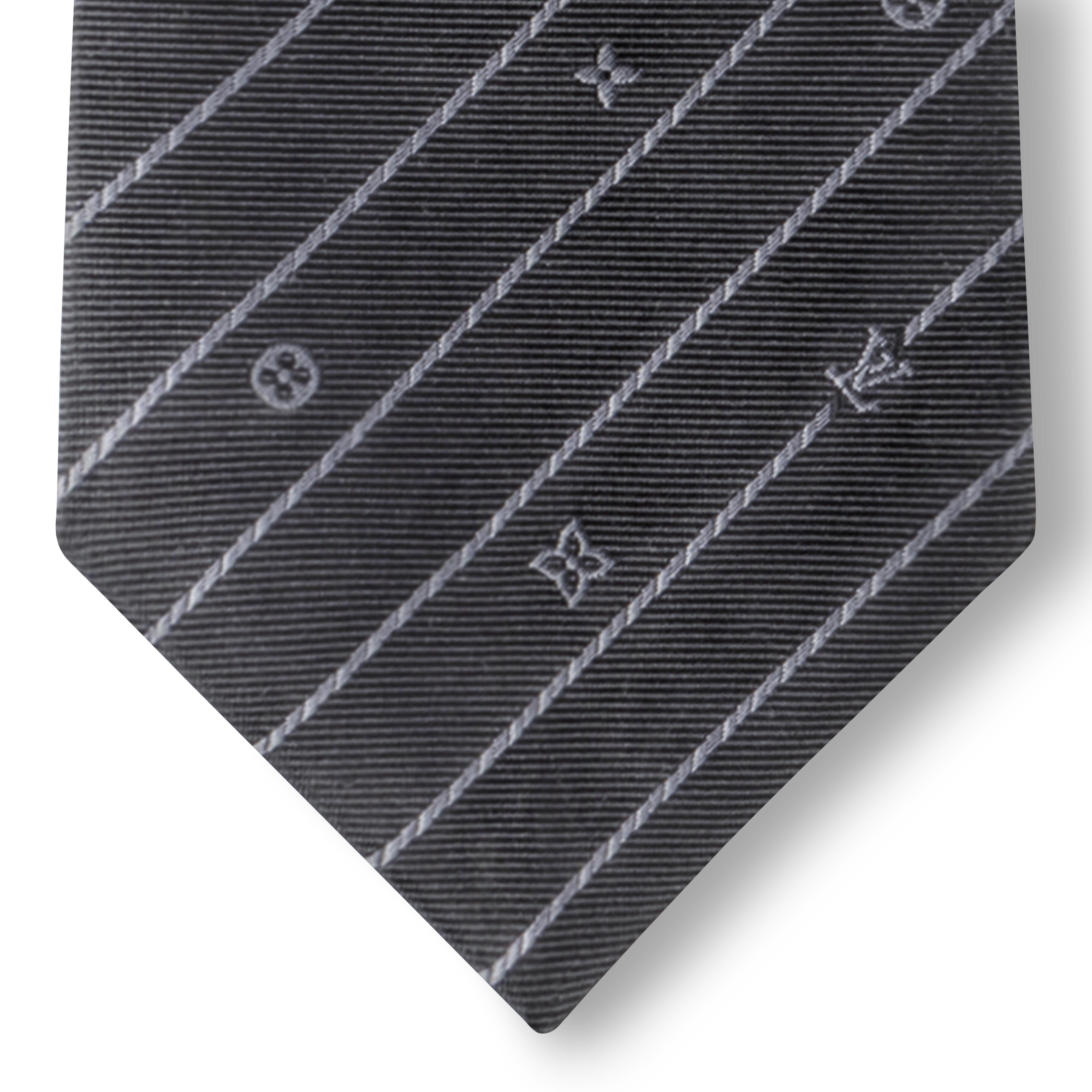 S00 Accessories Ties and Pocket Squares Monogram Pinstripes Tie | Louis Vuitton ® (Product zoom)