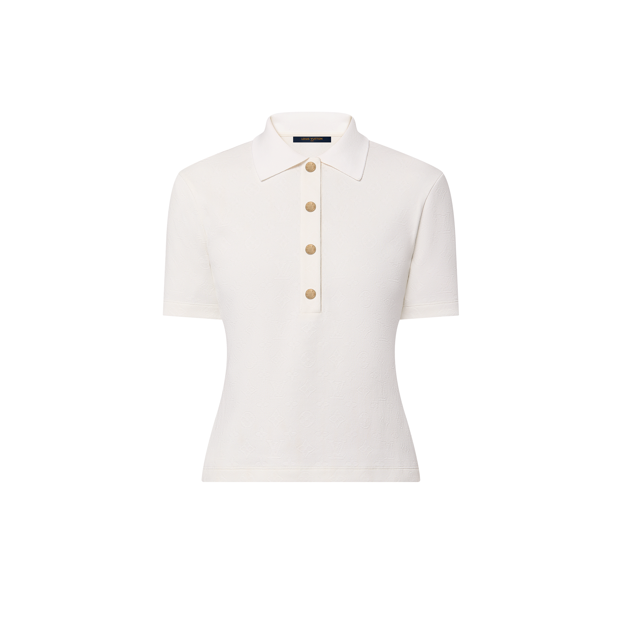  Ready-to-Wear Tops Monogram Piqué Polo Top | Louis Vuitton ® (Product zoom)