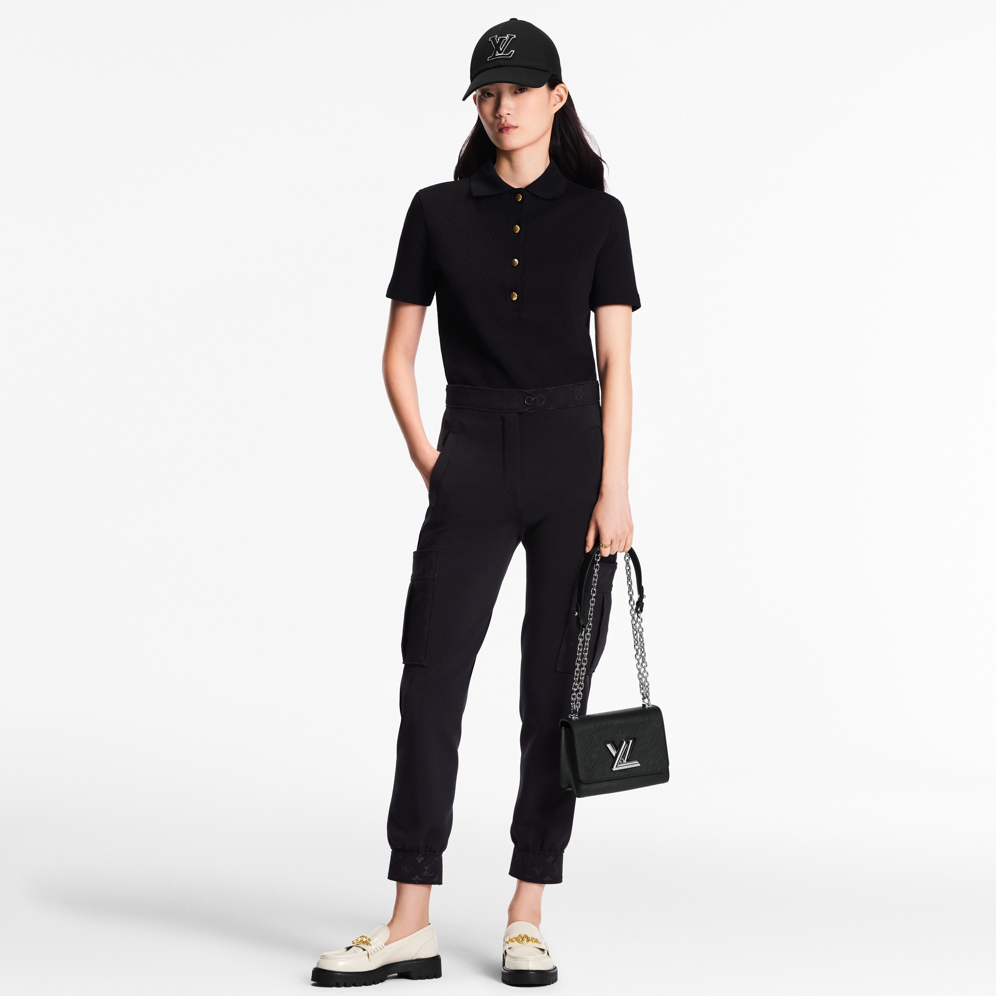  Ready-to-Wear Tops Monogram Piqué Polo Top | Louis Vuitton ® (Product zoom)