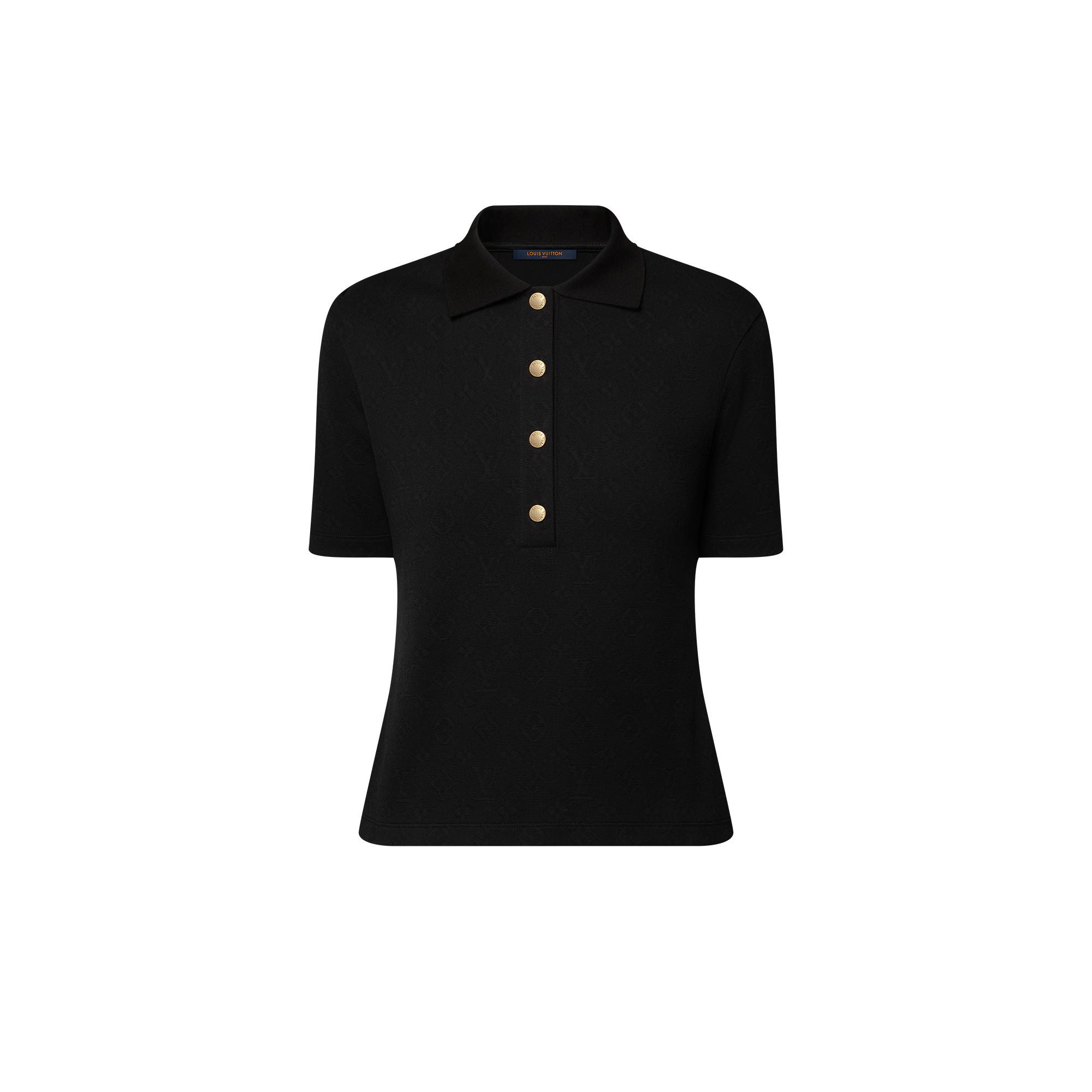  Ready-to-Wear Tops Monogram Piqué Polo Top | Louis Vuitton ® (Product zoom)