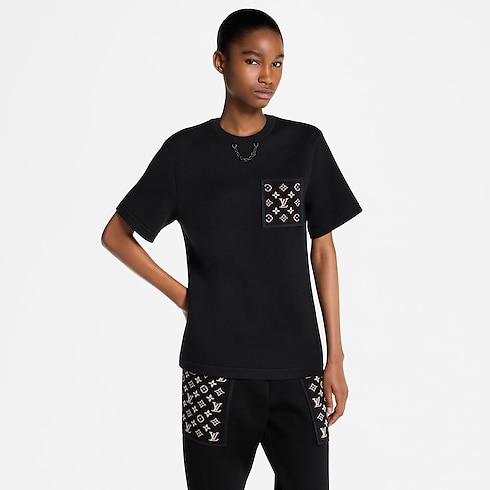 Ready-to-Wear Tops Monogram Pocket T-Shirt | Louis Vuitton ® (Product zoom)