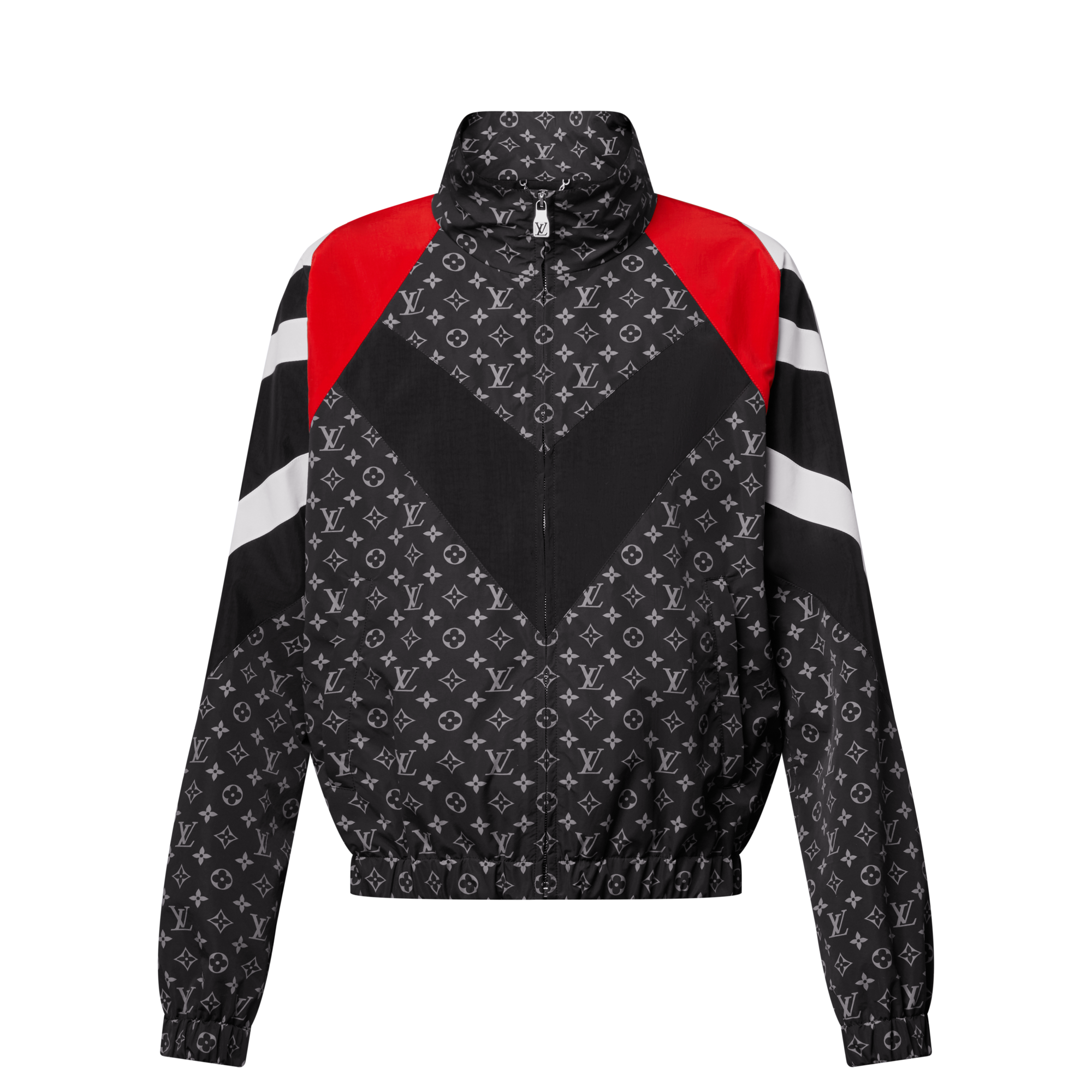  Ready-to-Wear Coats and Outerwear Monogram Printed Nylon Tracksuit Top | Louis Vuitton ® (Product zoom)