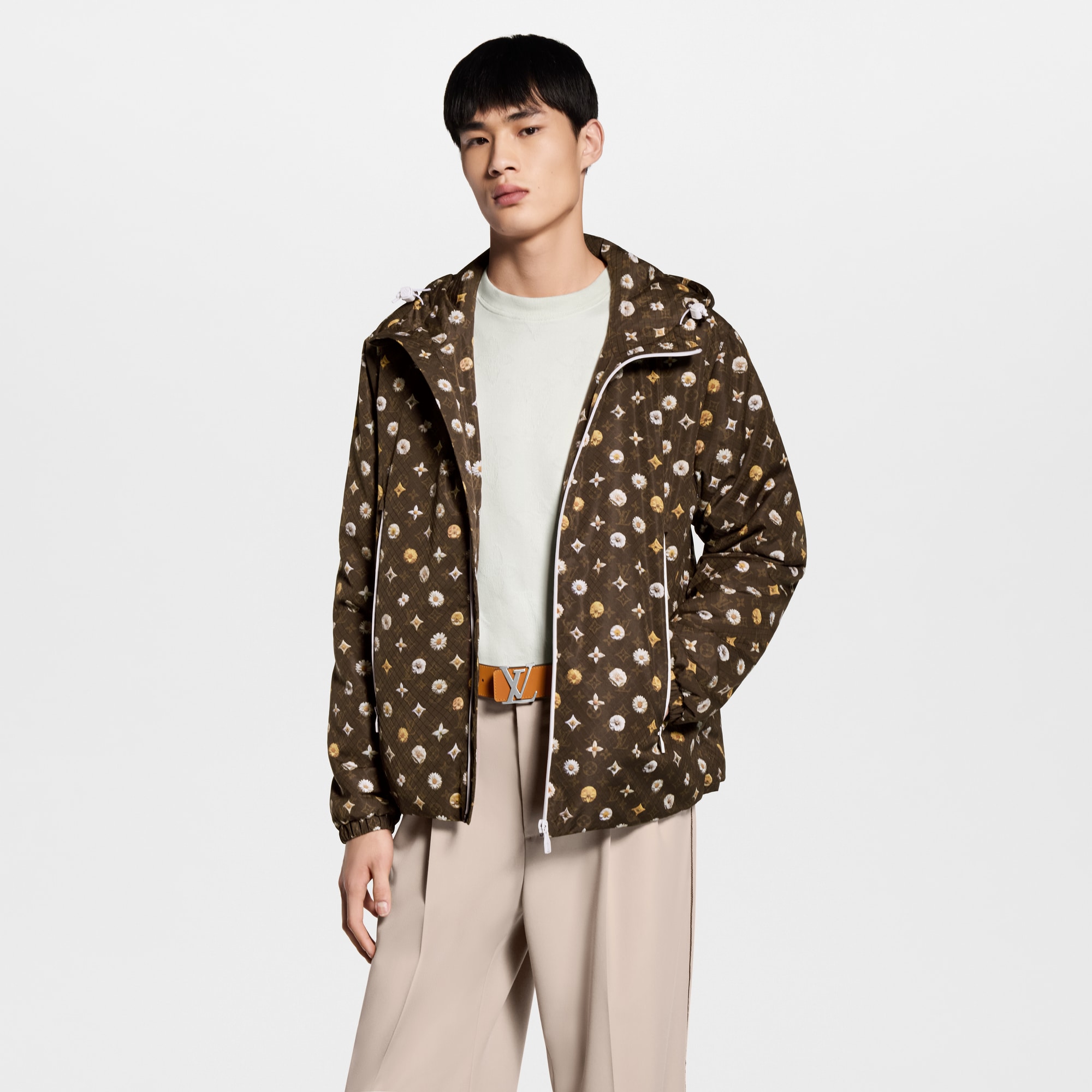 Monogram Printed Nylon Windbreaker - Men - Ready-to-Wear | LOUIS 