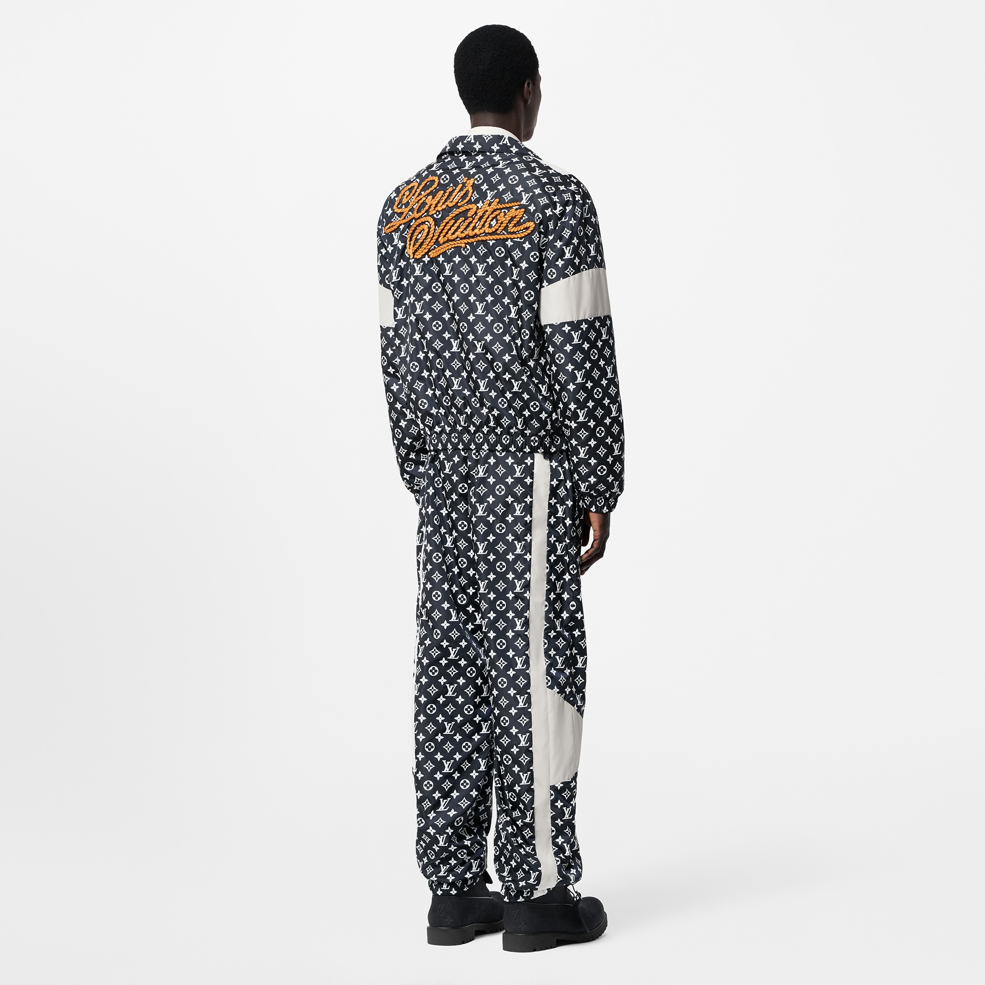  Ready-to-Wear Pants Monogram Printed Technical Track Pants | Louis Vuitton ® (Product zoom)