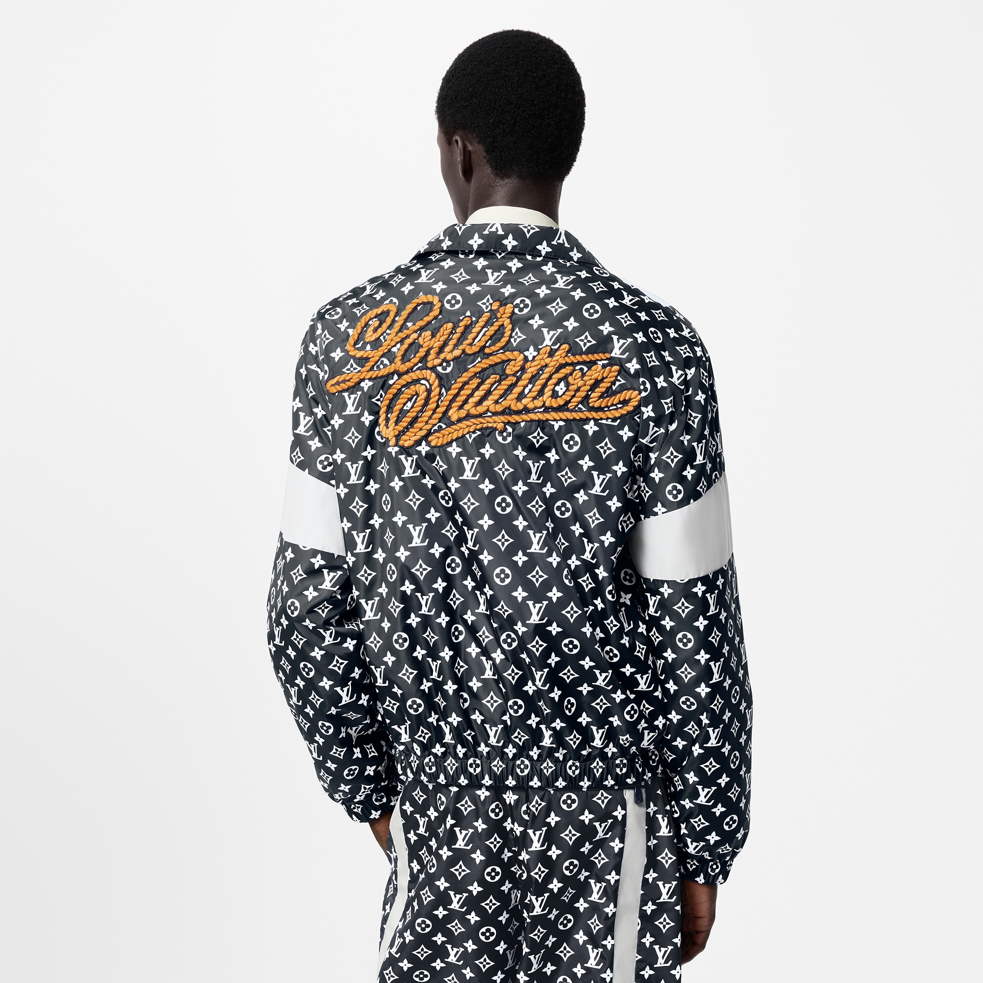  Ready-to-Wear All Ready-to-Wear Monogram Printed Technical Track Top | Louis Vuitton ® (Product zoom)
