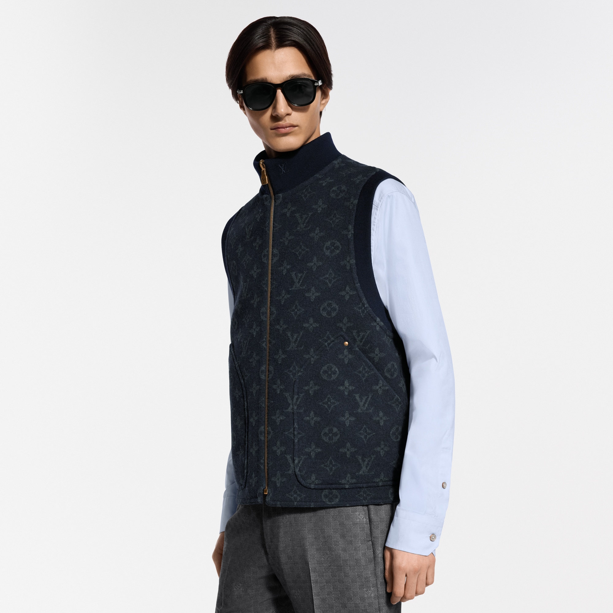 Monogram Reversible Double-Face Gilet - New - For Men | LOUIS 